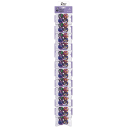 ST Mylar Ball Clip Strip 12pc