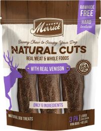 Merrick Natural Cut Venison Chew Treats Large