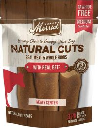 Merrick Natural Cut Beef Chew Treats Large