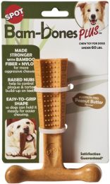 Spot Bambone Plus Peanut Butter Dog Chew Toy Medium