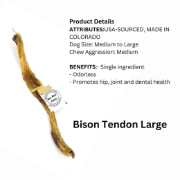 Colorado Bison Tendon Large