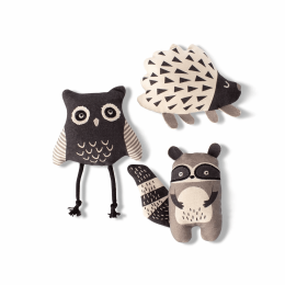 PetShop by Fringe Studio Wild Ones Canvas Mini Toy Set 3pc