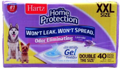 Hartz Home Protection Lavender Scent Odor Eliminating Dog Pads - XX Large