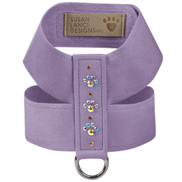 Susan Lanci Designs Crystal Paws Tinkie Harness (Color: French Lavender, Size: Medium)
