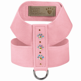 Susan Lanci Designs Crystal Paws Tinkie Harness (Color: Puppy Pink, Size: Large)