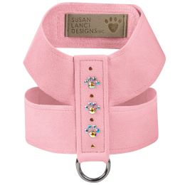 Susan Lanci Designs Crystal Paws Tinkie Harness (Color: Puppy Pink, Size: Medium)