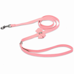 Susan Lanci Designs Nouveau Bow Leash (Color: Puppy Pink, Size: 4 ft)