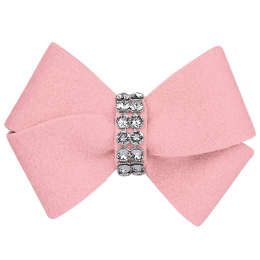 Susan Lanci Designs Nouveau Bow Hair Bow (Color: Puppy Pink, Size: XS)