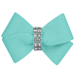 Susan Lanci Designs Nouveau Bow Hair Bow (Color: Tiffi Blue, Size: Small)