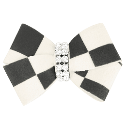Susan Lanci Designs Windsor Check Nouveau Bow Hair Bow (Color: Windsor Check, Size: XS)