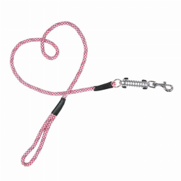 Tug Control Leash with Reflectors & Shock Absorber (Color: Kandy Kane, Size: Large)